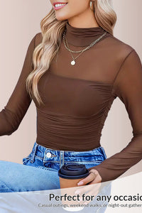 Willluxe® CurveFlex - Turtle Neck Long Sleeve Shapewear