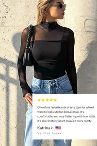 Willluxe® CurveFlex - Turtle Neck Long Sleeve Shapewear