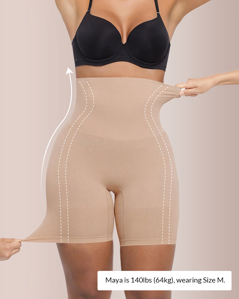 Willluxe® CurveFlex - High Waisted Seamless Sculpting Shorts
