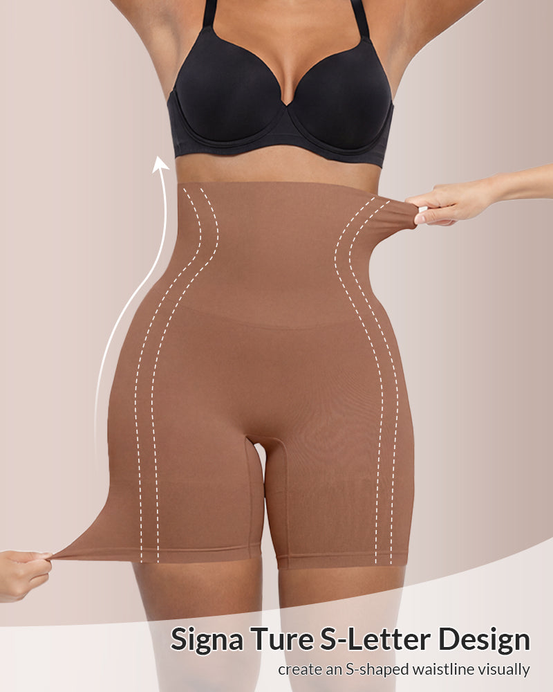 Willluxe® CurveFlex - High Waisted Seamless Sculpting Shorts