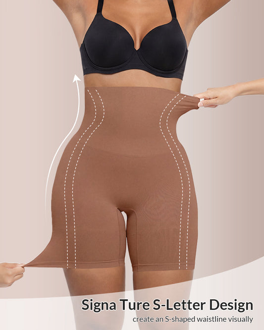 WILLLUXE® CurveFlex - High Waisted Seamless Sculpting Shorts