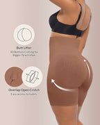 Willluxe® CurveFlex - High Waisted Seamless Sculpting Shorts