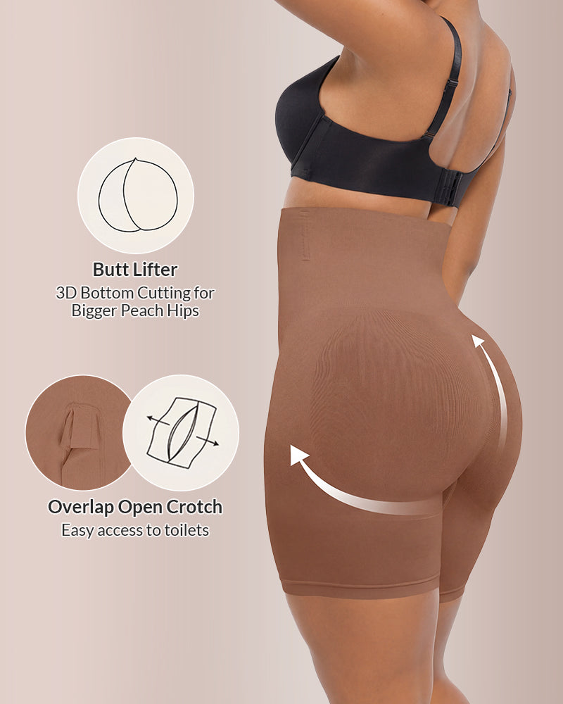 Willluxe® CurveFlex - High Waisted Seamless Sculpting Shorts