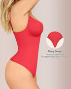Willluxe® Seamless Bust-Covered Thong Bodysuit