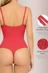 Willluxe® Seamless Bust-Covered Thong Bodysuit