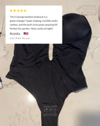 Willluxe® U-Plunge Backless Shapewear Bodysuit