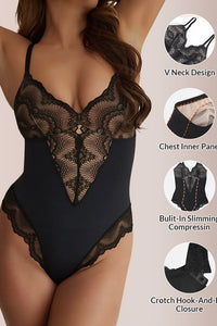 Willluxe® Sculpting Lace Shapewear Bodysuit