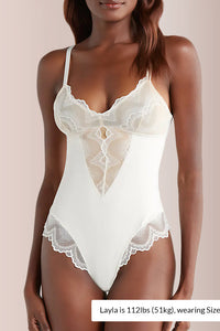 Willluxe® Sculpting Lace Shapewear Bodysuit