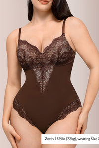 Willluxe® Sculpting Lace Shapewear Bodysuit