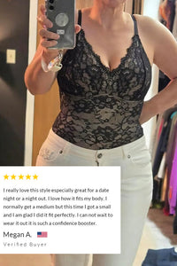 Willluxe® Sculpting Lace Shapewear Bodysuit