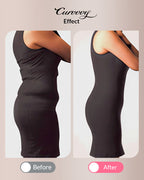Willluxe® V-neck Lace Shapewear Bodysuit