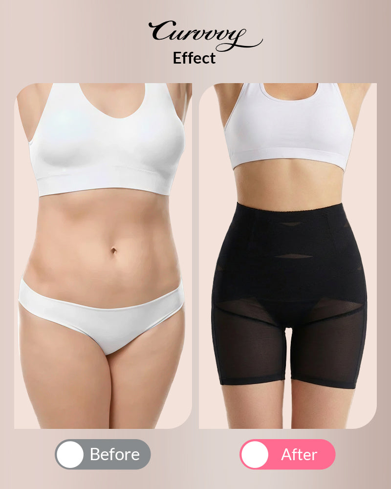 Willluxe® Seamless High Waist Ice Silk Tummy Control Panties