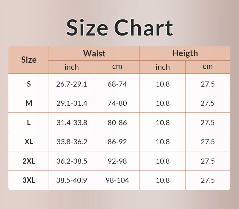 Willluxe® Adjustable Waist Training Abdominal Belt