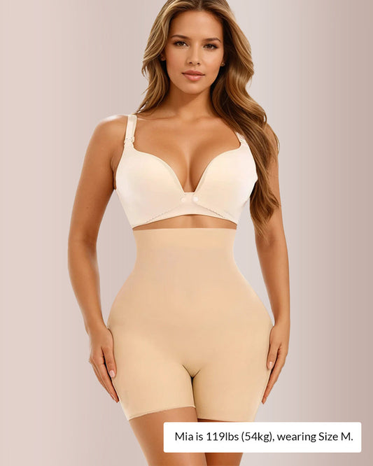 WILLLUXE® High-Waist Tummy Control Butt Lifter Shorts