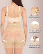 Willluxe® High-Waist Tummy Control Butt Lifter Shorts