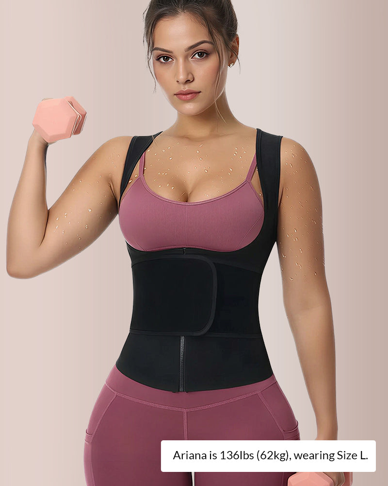 Willluxe® Adjustable Thermal Waist Trainer Tank Top