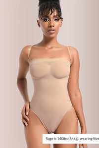 Willluxe® Seamless Sculpt Bandeau Bodysuit