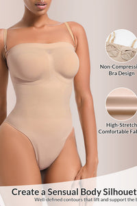 Willluxe® Seamless Sculpt Bandeau Bodysuit
