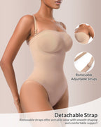 Willluxe® Seamless Sculpt Bandeau Bodysuit