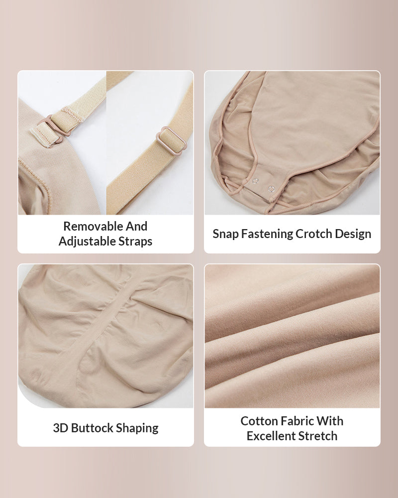 Willluxe® Seamless Sculpt Bandeau Bodysuit