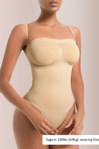 Willluxe® Seamless Sculpt Bandeau Bodysuit