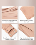 Willluxe® Sculpting Long Sleeve Crew Neck Bodysuit