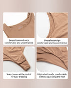 Willluxe® Seamless Crew Neck Sculpting Bodysuit Shapewear