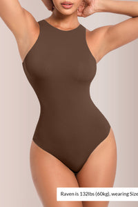 Willluxe® Seamless Crew Neck Sculpting Bodysuit Shapewear
