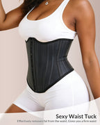 Willluxe® Sculpting W-Curve Waist Trainer Corset with Adjustable Hooks