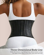 Willluxe® Sculpting W-Curve Waist Trainer Corset with Adjustable Hooks
