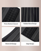 Willluxe® Sculpting W-Curve Waist Trainer Corset with Adjustable Hooks