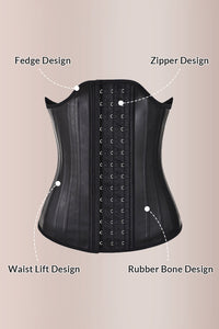 Willluxe® Sculpting W-Curve Waist Trainer Corset with Adjustable Hooks