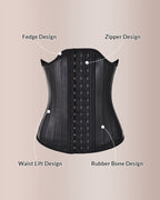 Willluxe® Sculpting W-Curve Waist Trainer Corset with Adjustable Hooks