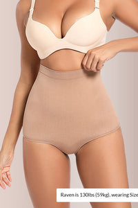 Willluxe® Seamless High-Waisted Tummy Control Shaping Briefs