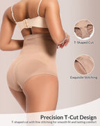 Willluxe® Seamless High-Waisted Tummy Control Shaping Briefs