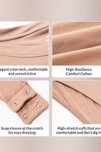 Willluxe® Seamless Short Sleeve Sculpting Bodysuit