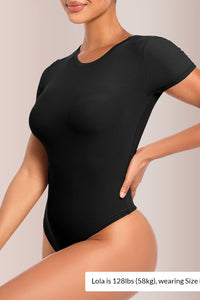 Willluxe® Seamless Short Sleeve Sculpting Bodysuit