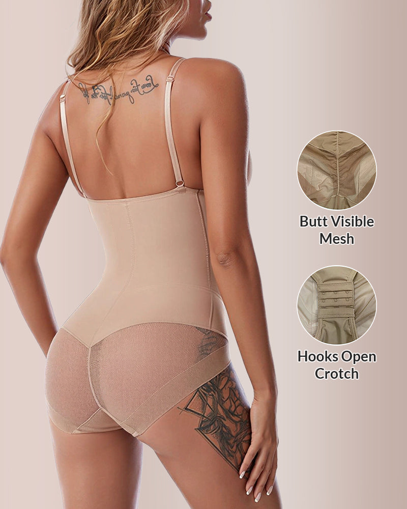 Willluxe® Built-In Bra Sculpt & Lift Seamless Shapewear Bodysuit