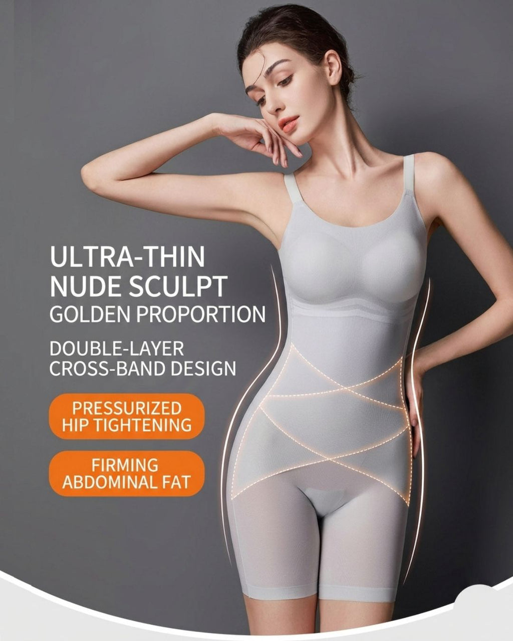 Willluxe® Ultra-Thin Breathable Shapewear Bodysuit