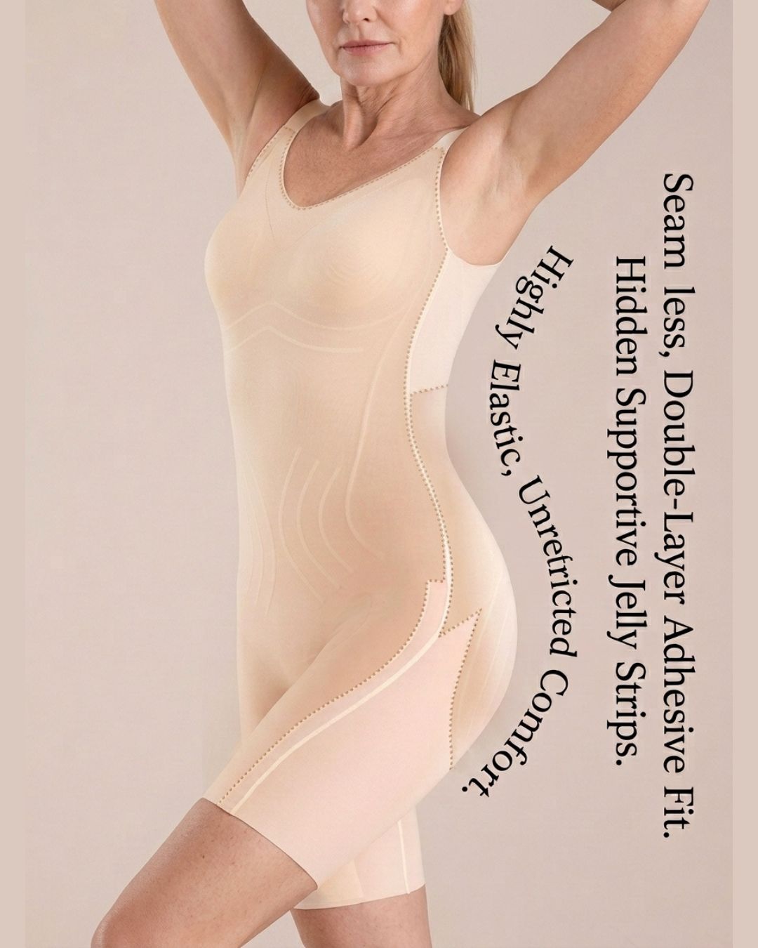 Willluxe® Built-In Bra Seamless Shapewear Bodysuit