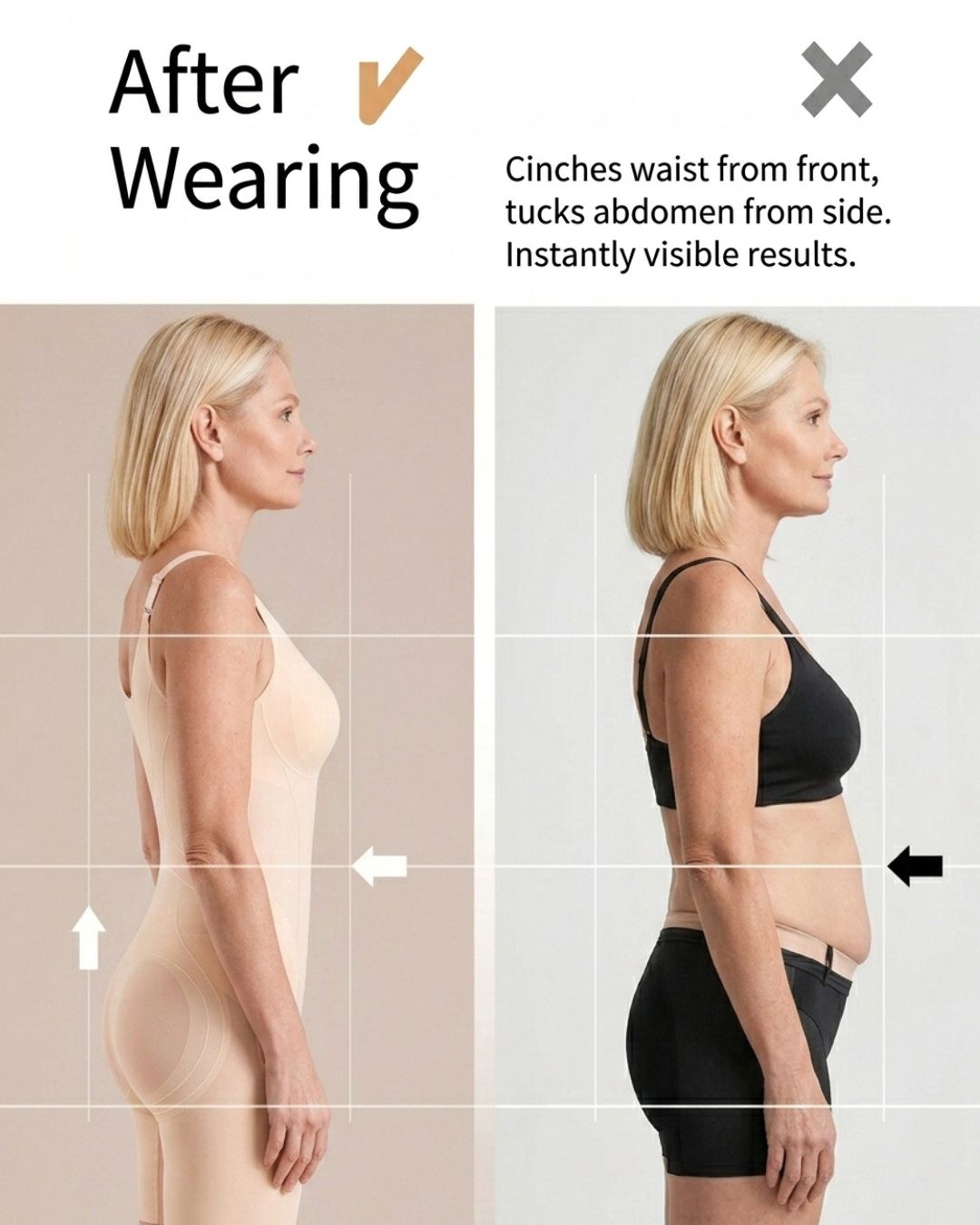 Willluxe® Built-In Bra Seamless Shapewear Bodysuit