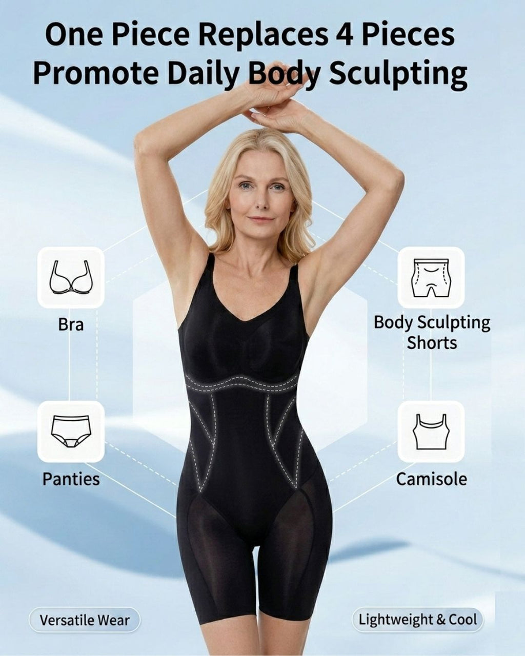 Willluxe® Tummy Control & Butt-Lifting Bodysuit