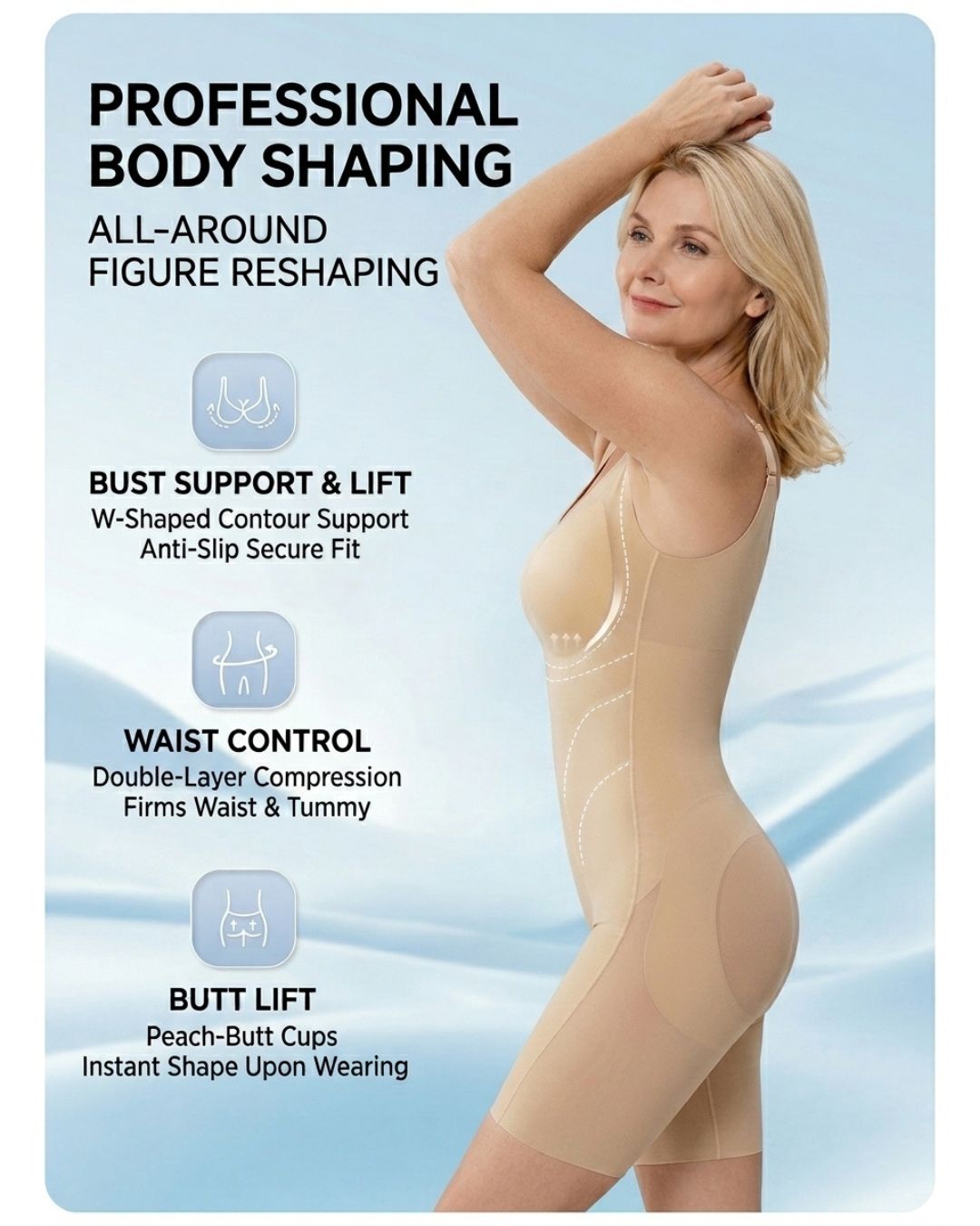 Willluxe® Tummy Control & Butt-Lifting Bodysuit