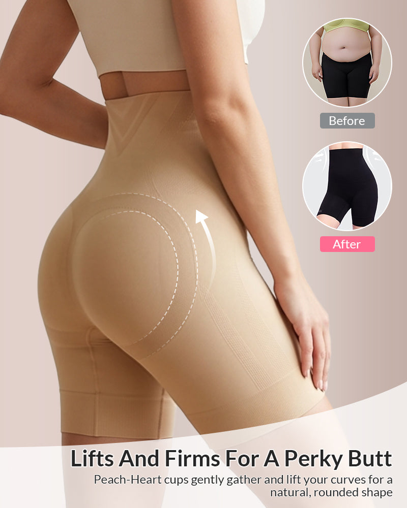Willluxe® Tummy Control & Butt Lifter High-Waisted Shapewear Shorts