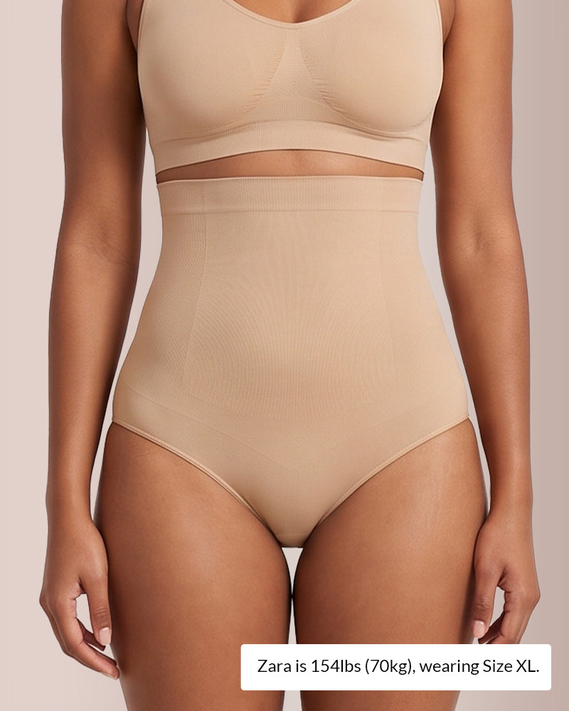 Willluxe® Seamless High-Waisted Tummy Control Butt Lifter Shaping Shorts