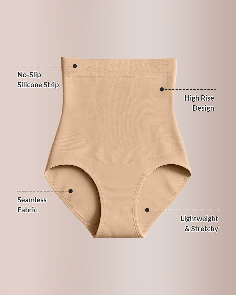 Willluxe® Seamless High-Waisted Tummy Control Butt Lifter Shaping Shorts
