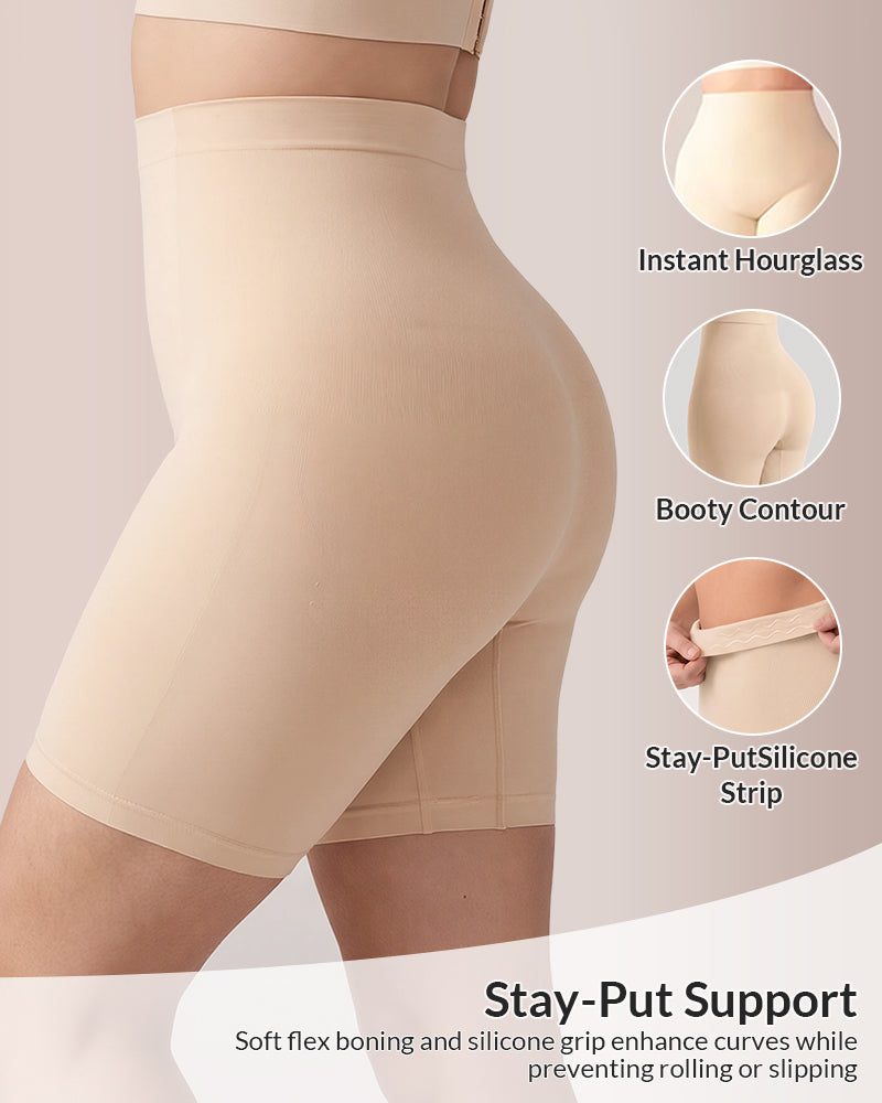 Willluxe® Seamless High-Waist Sculpting Shorts