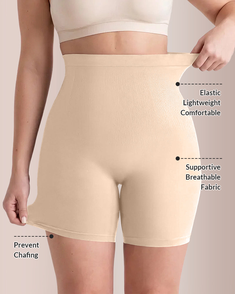 Willluxe® Seamless High-Waist Sculpting Shorts