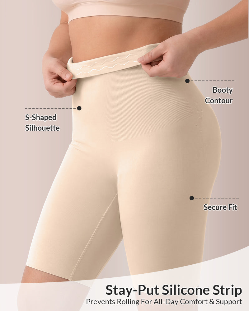 Willluxe® Seamless High-Waist Sculpting Shorts