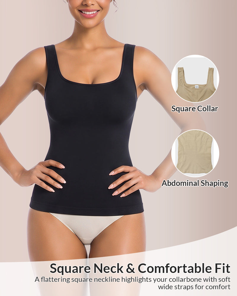 Willluxe® Seamless Sculpting Tank Top Everyday Core Control
